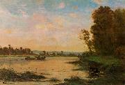 Charles-Francois Daubigny Summer Morning on the Oise France oil painting reproduction
